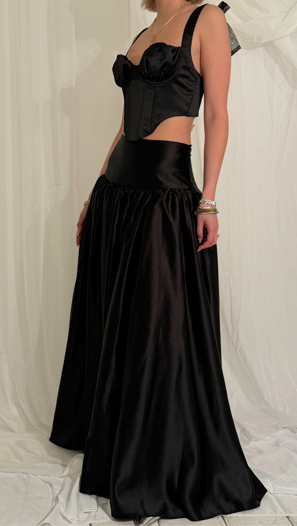 Nelly Maxi Skirt - Black