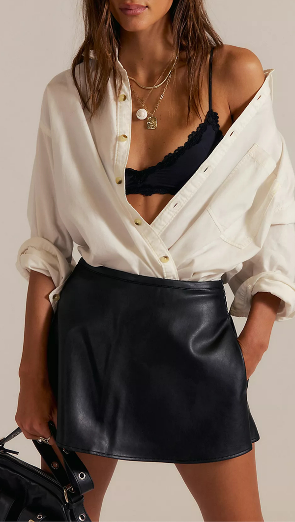 Paradise Found Vegan Skort - Black