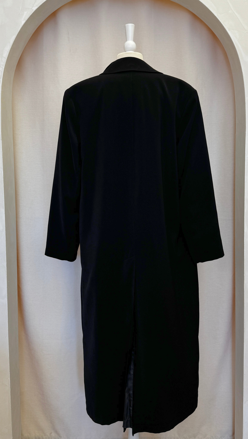 Anne Klein Vintage 90s Minimalist Jacket w Removable Liner OS