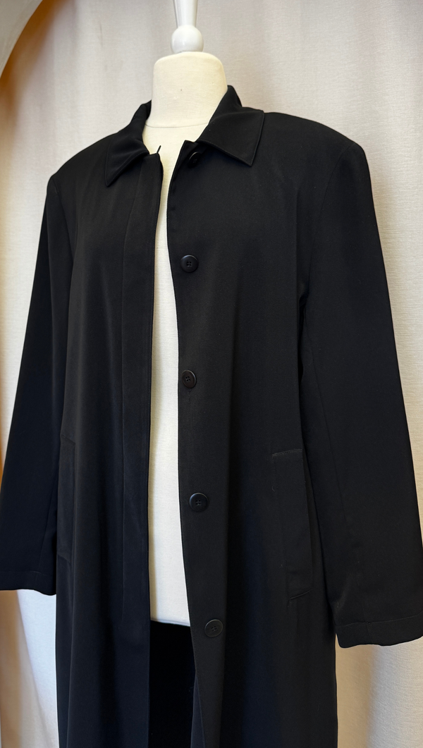 Anne Klein Vintage 90s Minimalist Jacket w Removable Liner OS