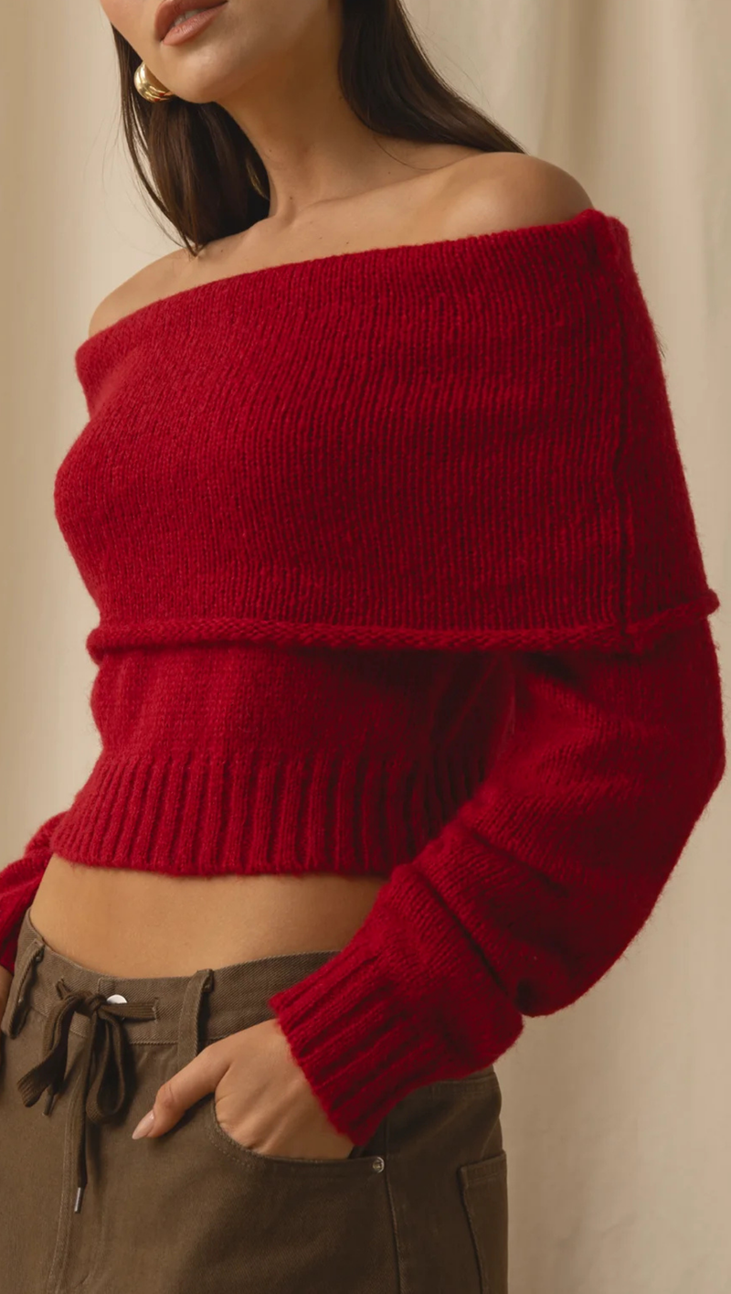 Madex Sweater - Red