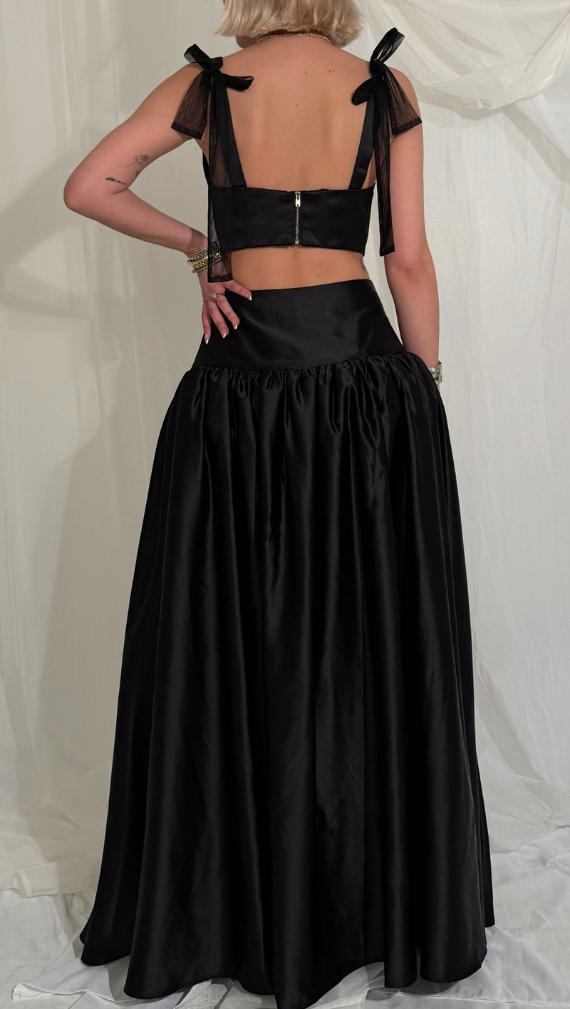 Nelly Maxi Skirt - Black