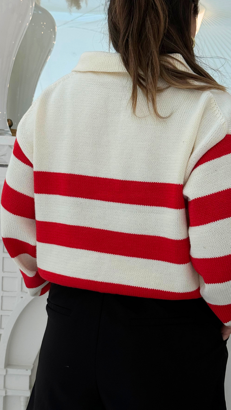 Willow Sweater - Sunny Red