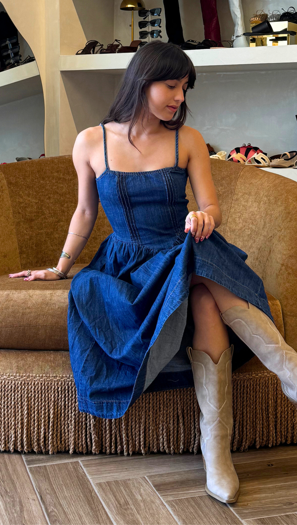Helena Maxi Dress - Denim