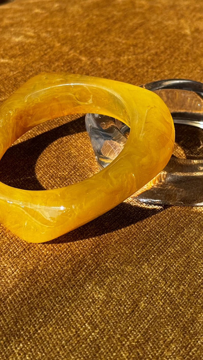 Chunky Acrylic Bangle
