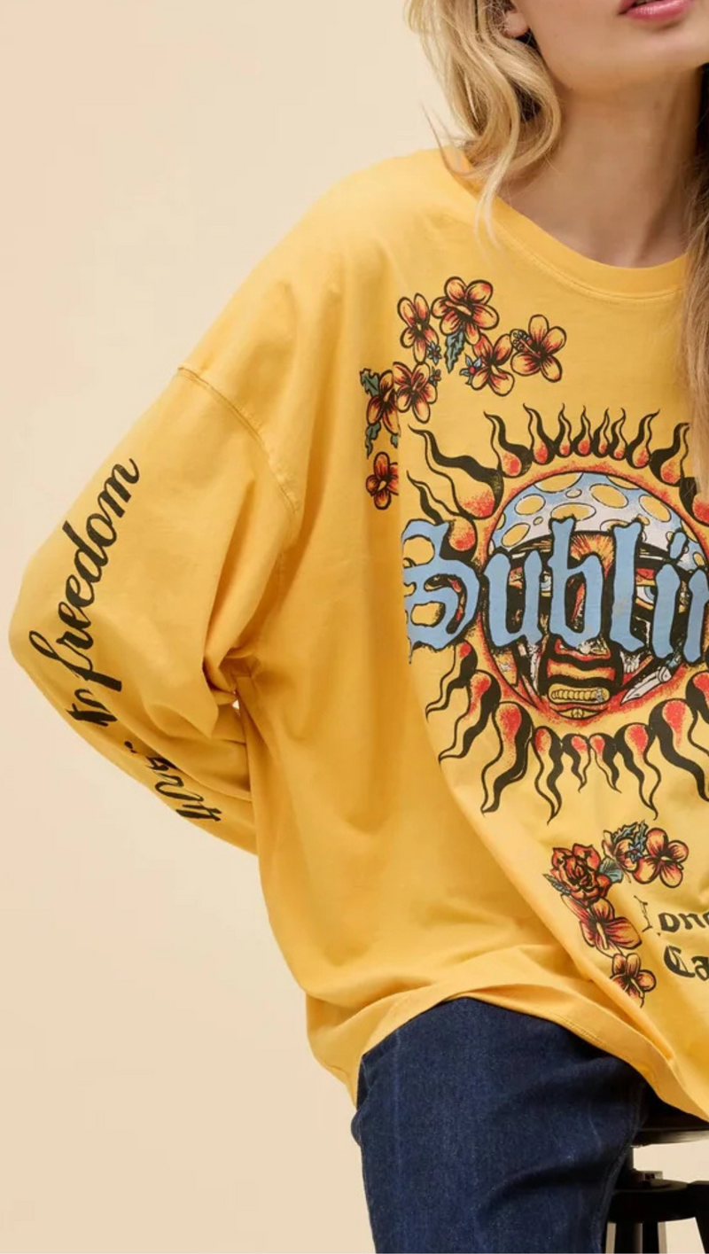 Sublime Freedom '92 Long Sleeve - Yellow