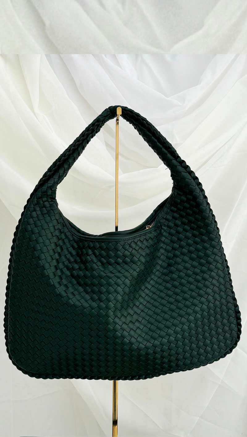 Woven Tote - Olive