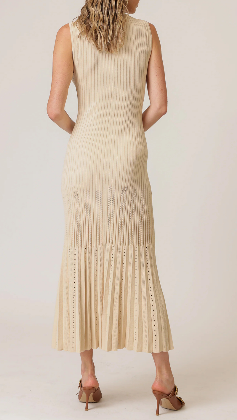 Deliah Midi Dress - Birch