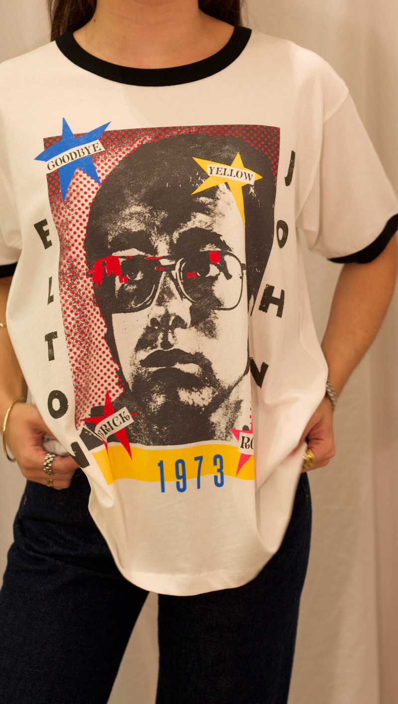 Elton John 1973 - Vintage White