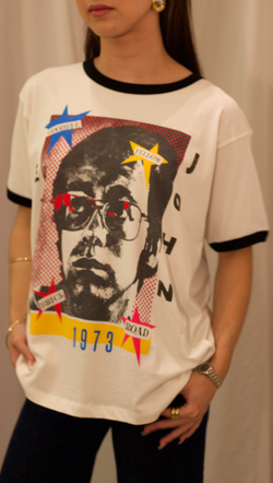 Elton John 1973 - Vintage White