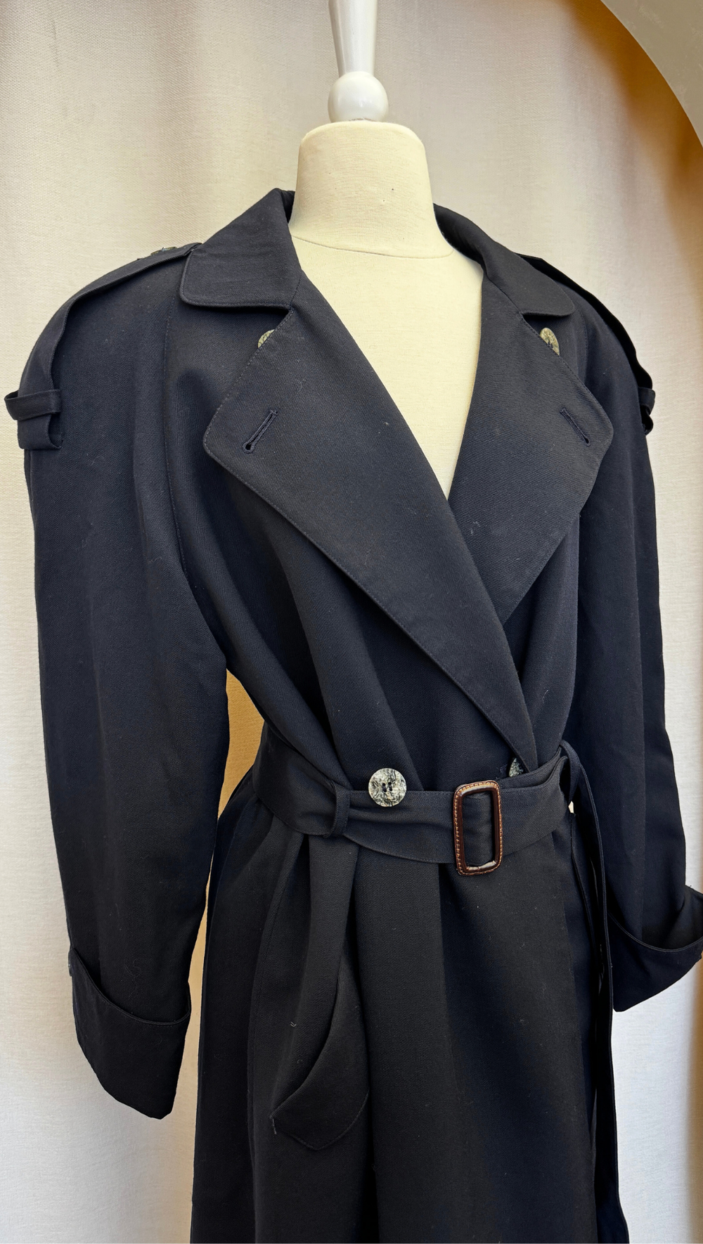 Jones New York Epic Vintage Trench Navy – Van De Vort