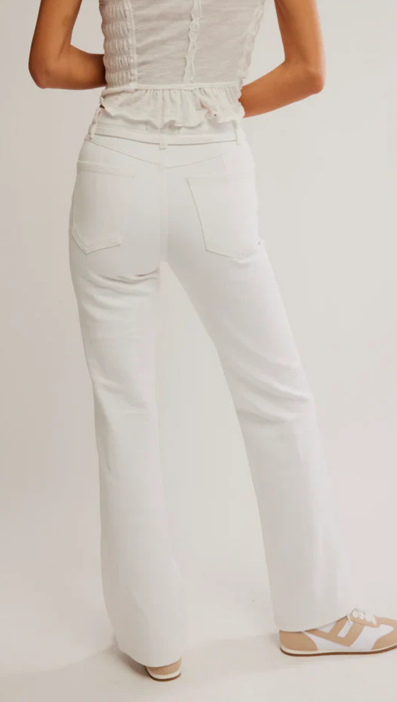 Sabine Slim A Line Jean - Optic White