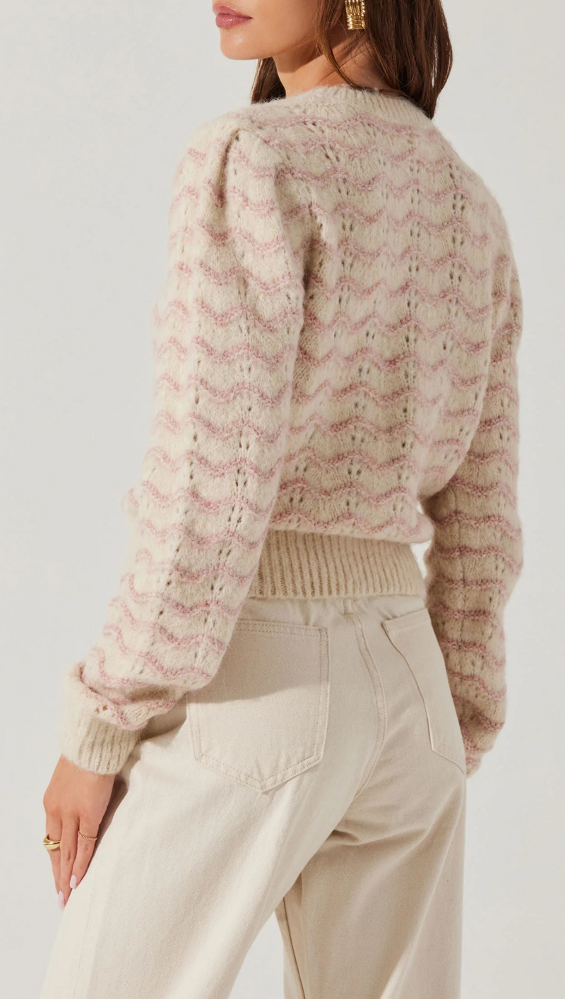 Jaylani Sweater - Pink Oatmeal