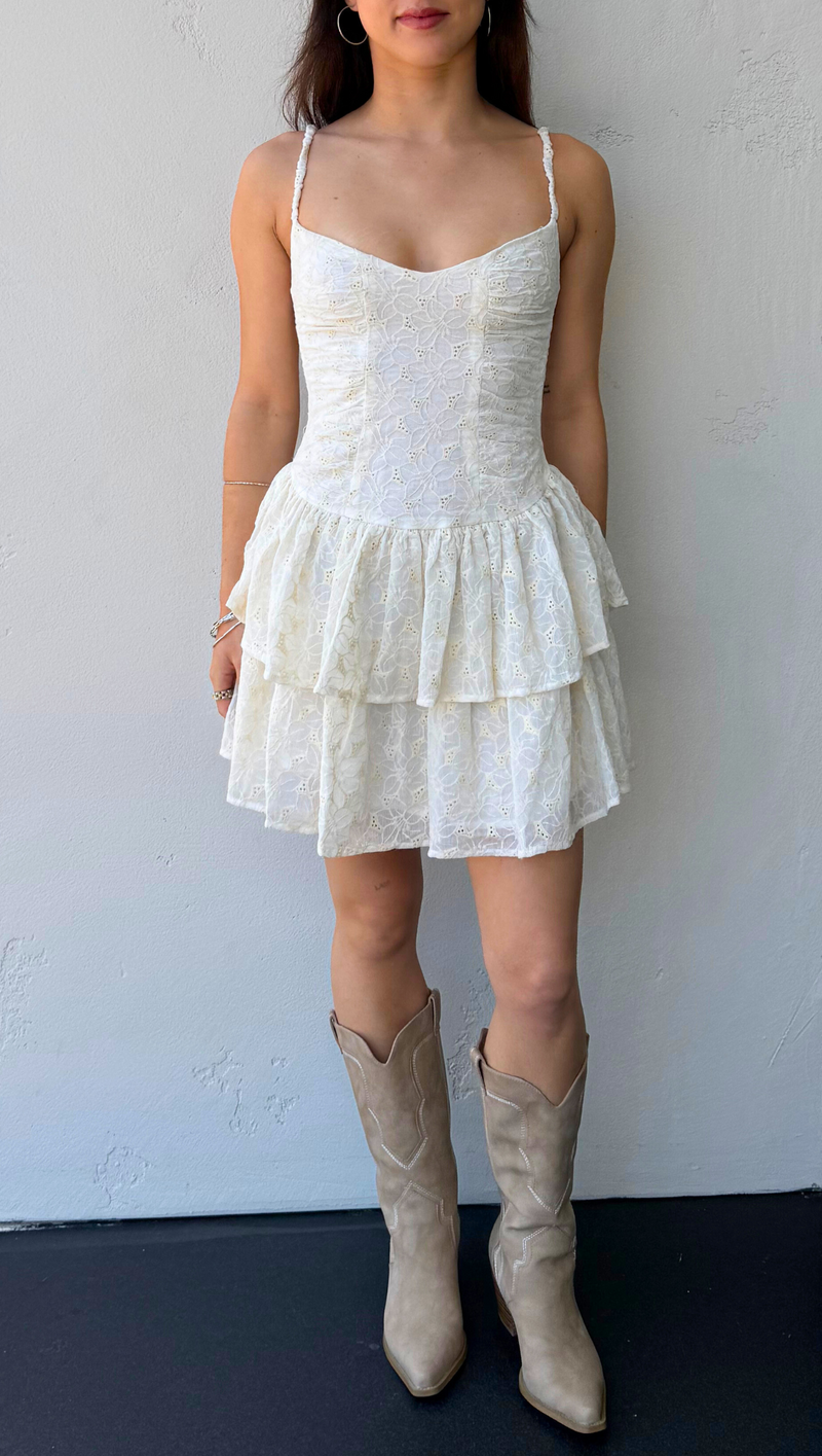 Kasey Mini Dress - Ivory