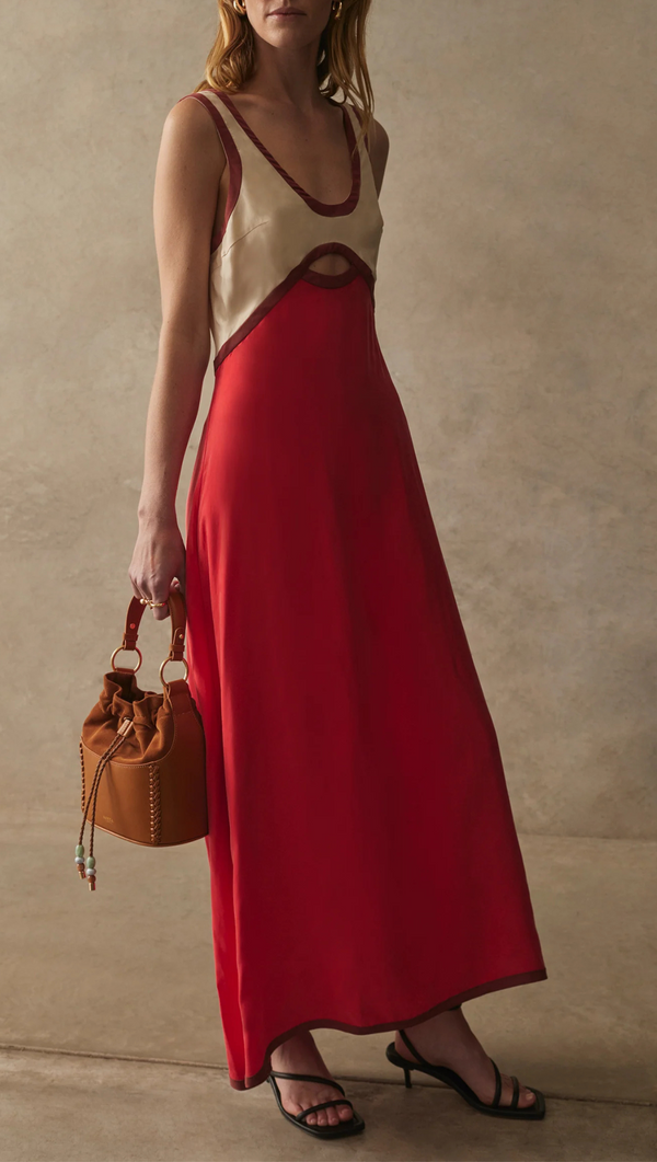 The Aubrey Dress - Scarlet
