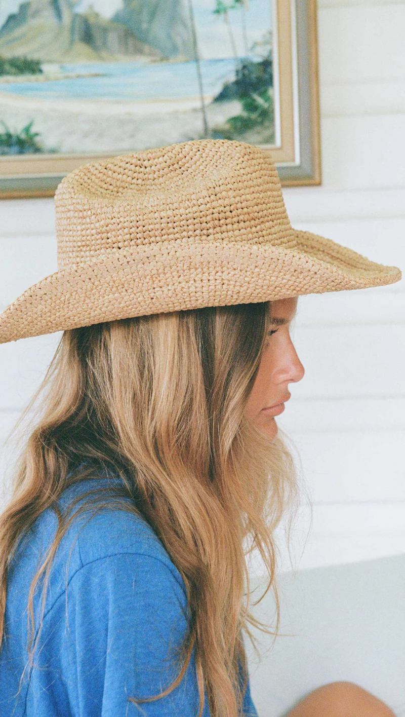 Raffia Cowboy - Natural