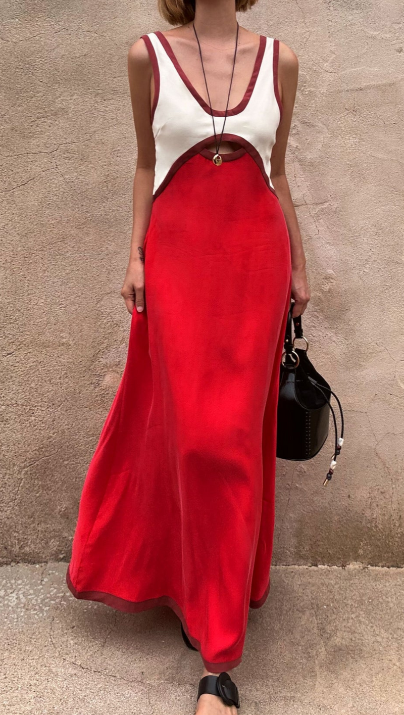 The Aubrey Dress - Scarlet
