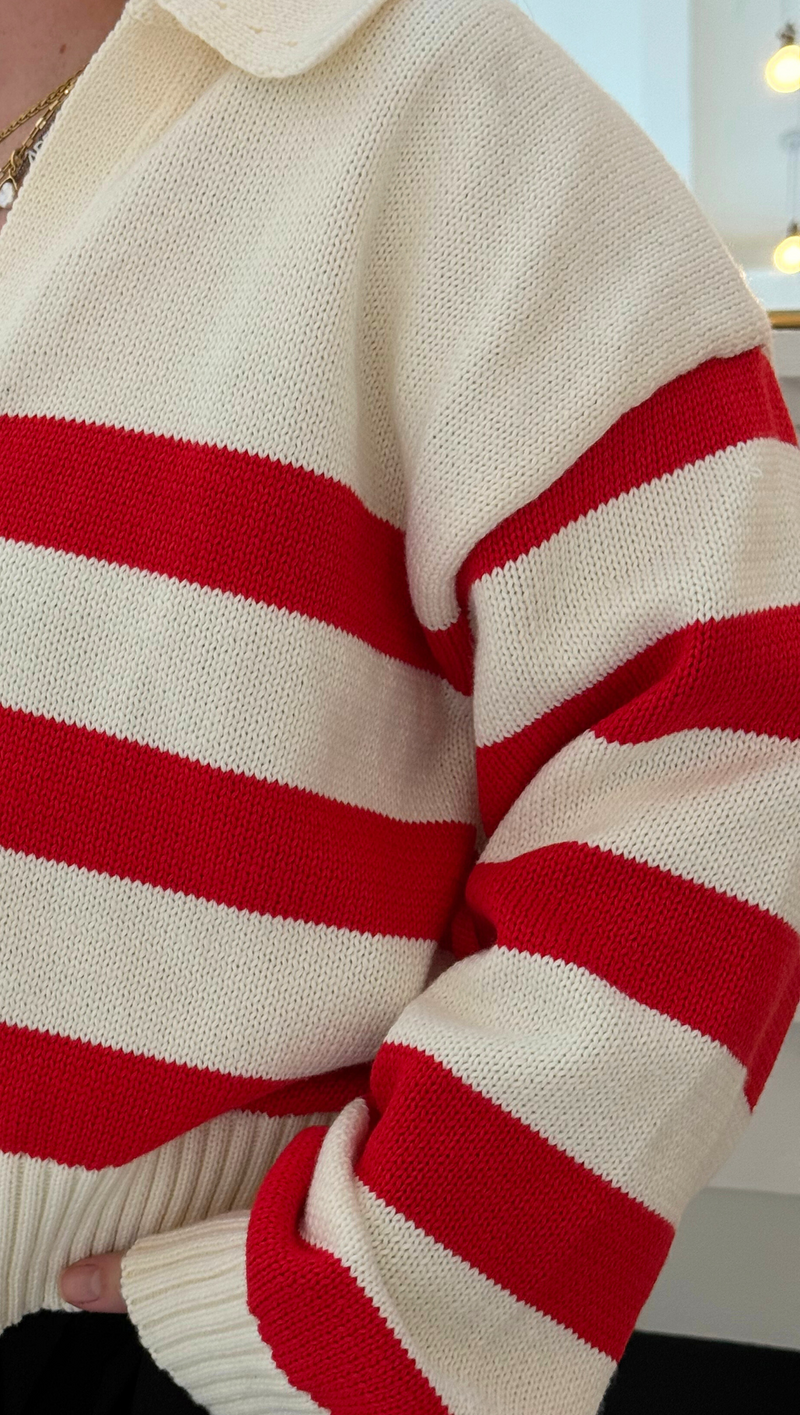 Willow Sweater - Sunny Red