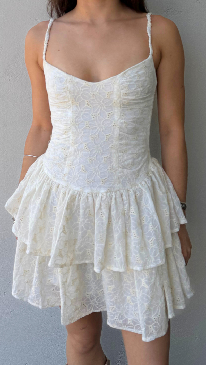 Kasey Mini Dress - Ivory