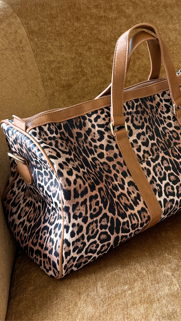 Leopard Duffel