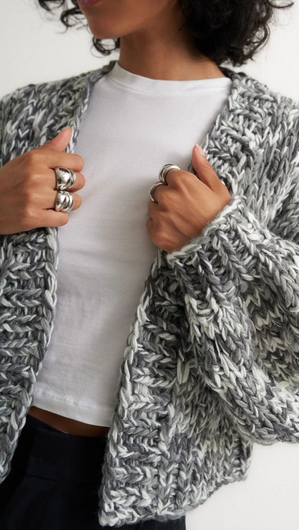 Gigi Cardigan - Black Multi