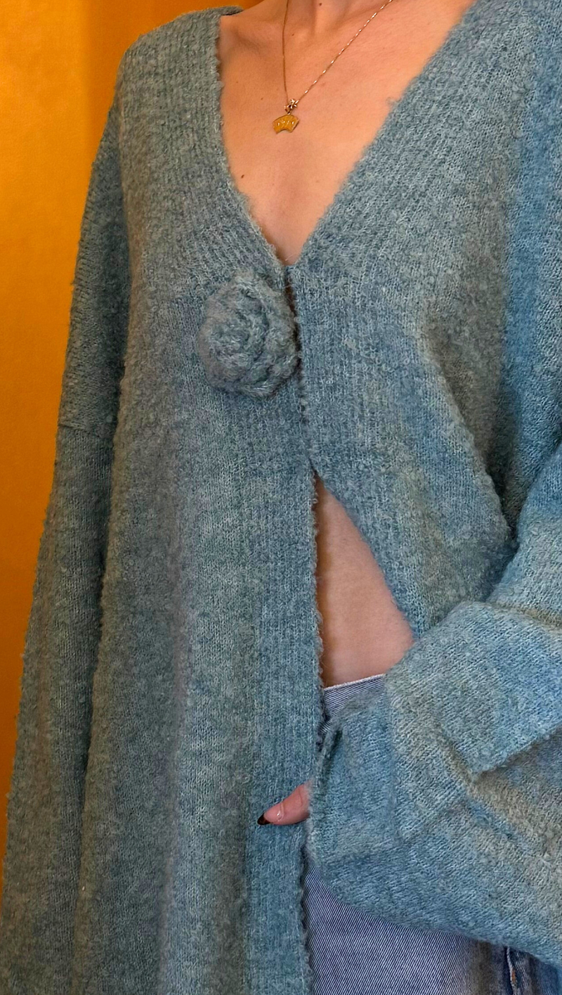 Nessa Sweater - Ocean Blue