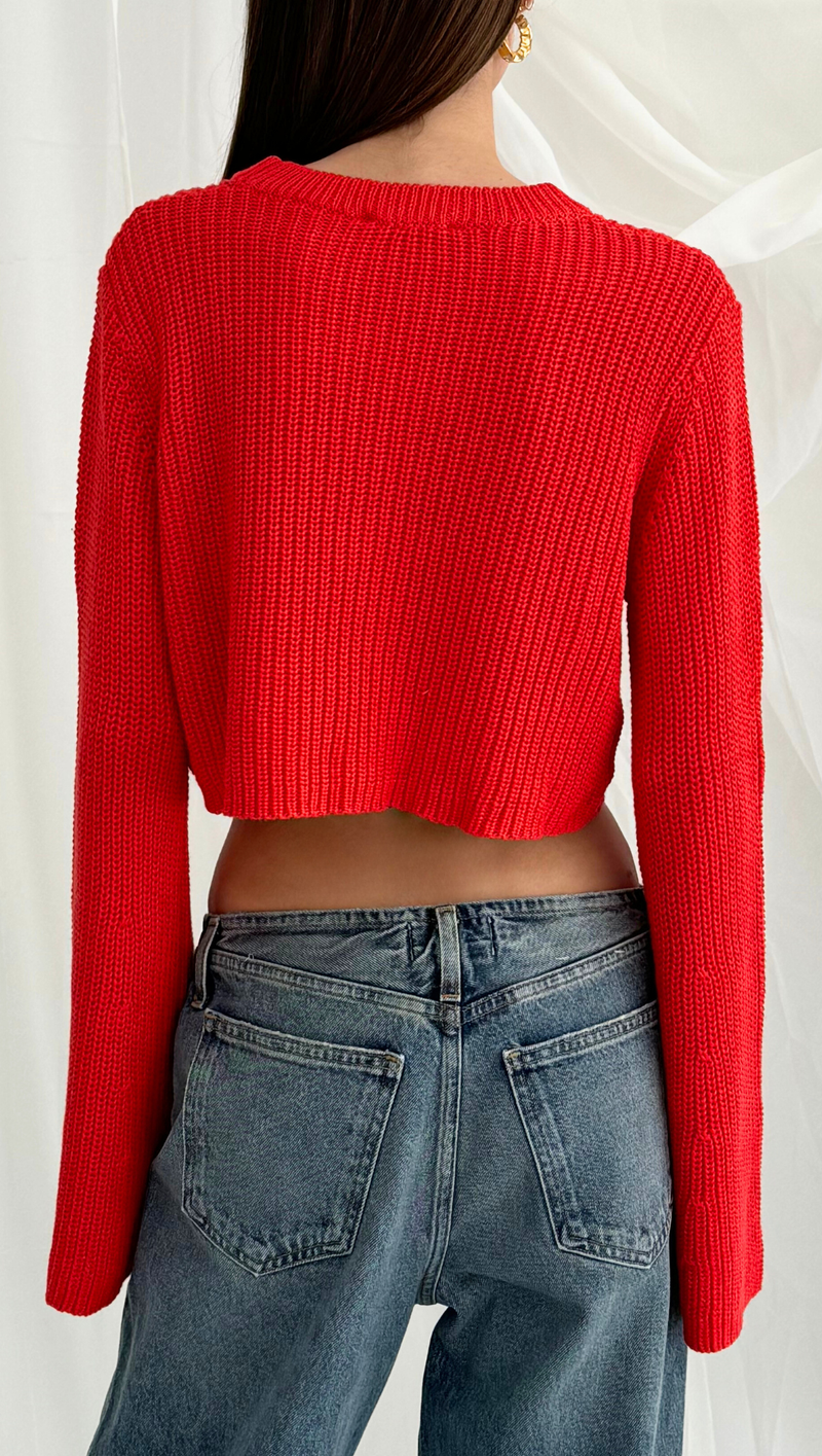 Kiera Cropped Sweater - Tigerlily