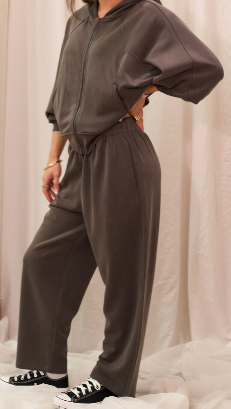 Rowyn Trouser Sweatpant - Charcoal