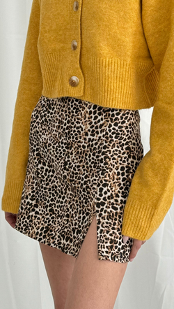 Janelle Mini Skirt - Leopard