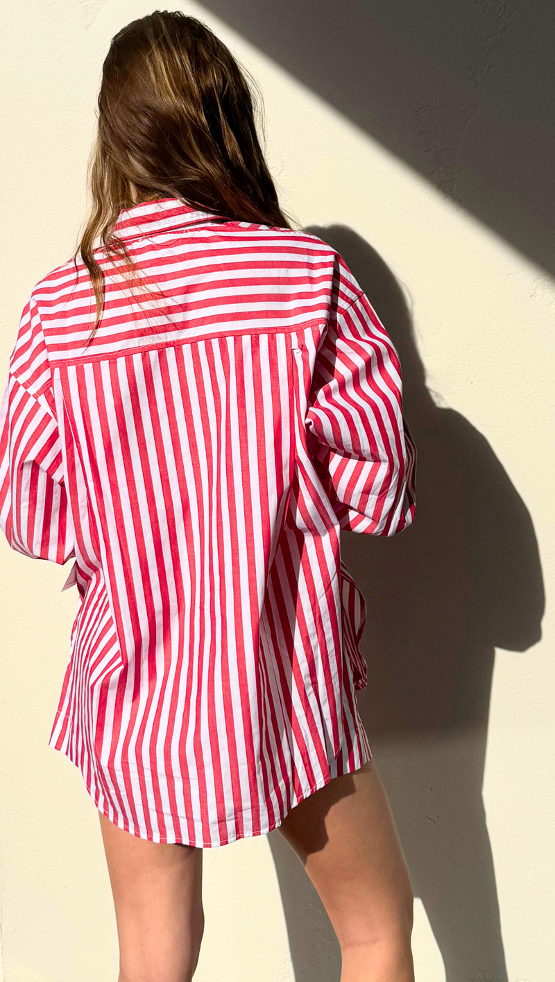 Candy Cane PJs- Red Stripe