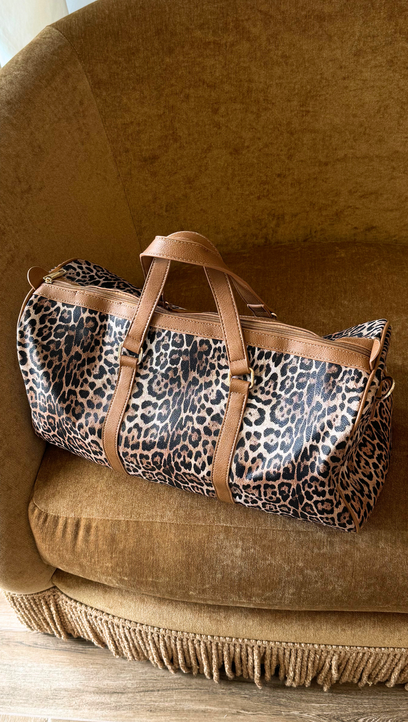 Leopard Duffel