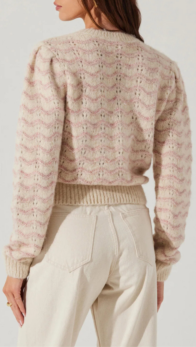 Jaylani Sweater - Pink Oatmeal