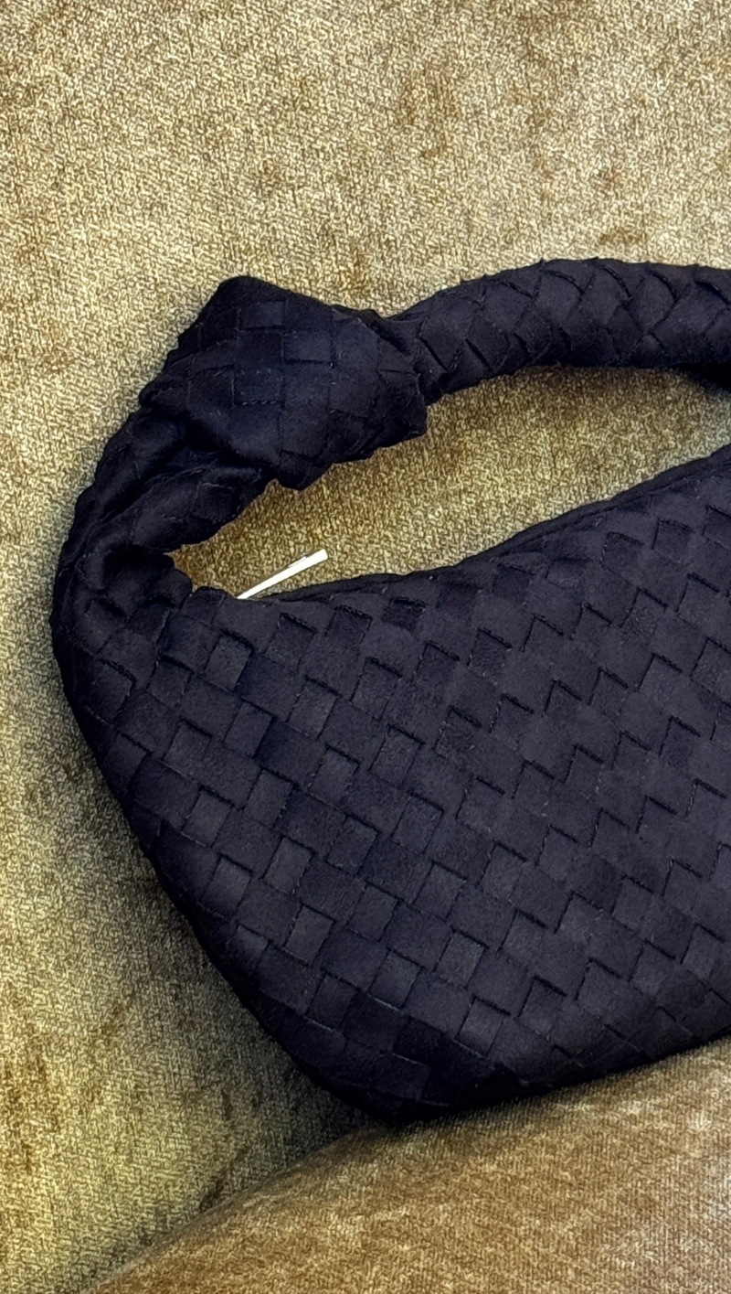 Kerri Handle Bag - Chocolate Suede