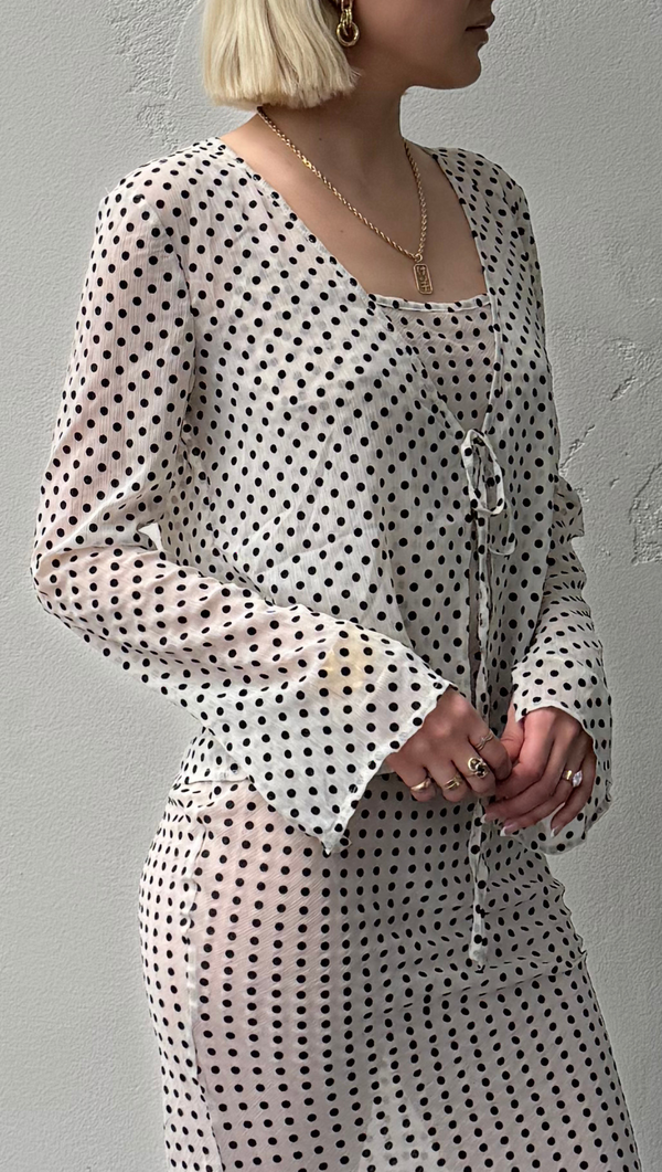 Poppy Polka Dot Set
