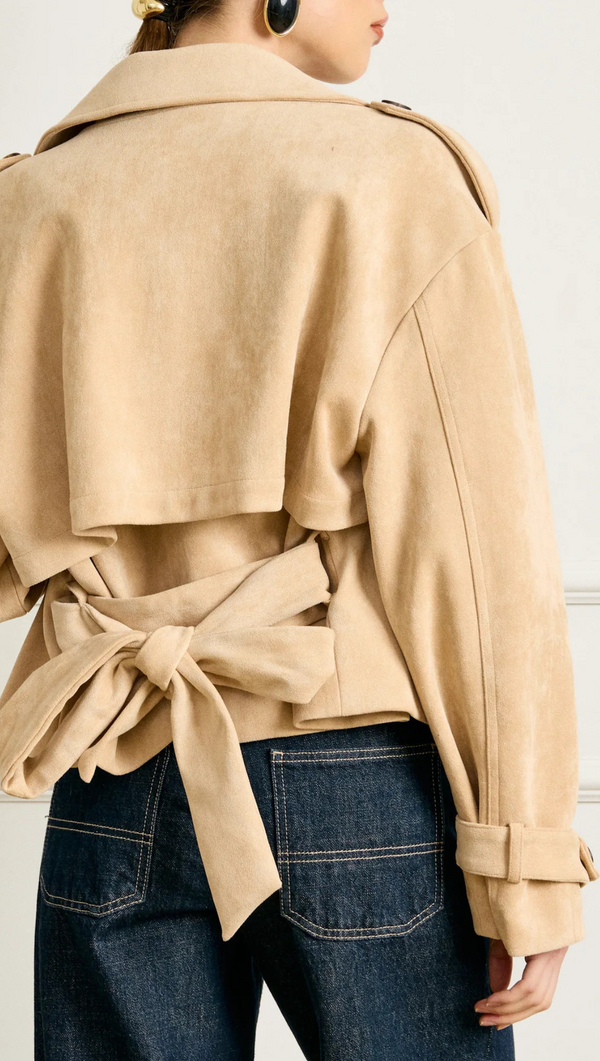 Icon Trench Jacket - Beige