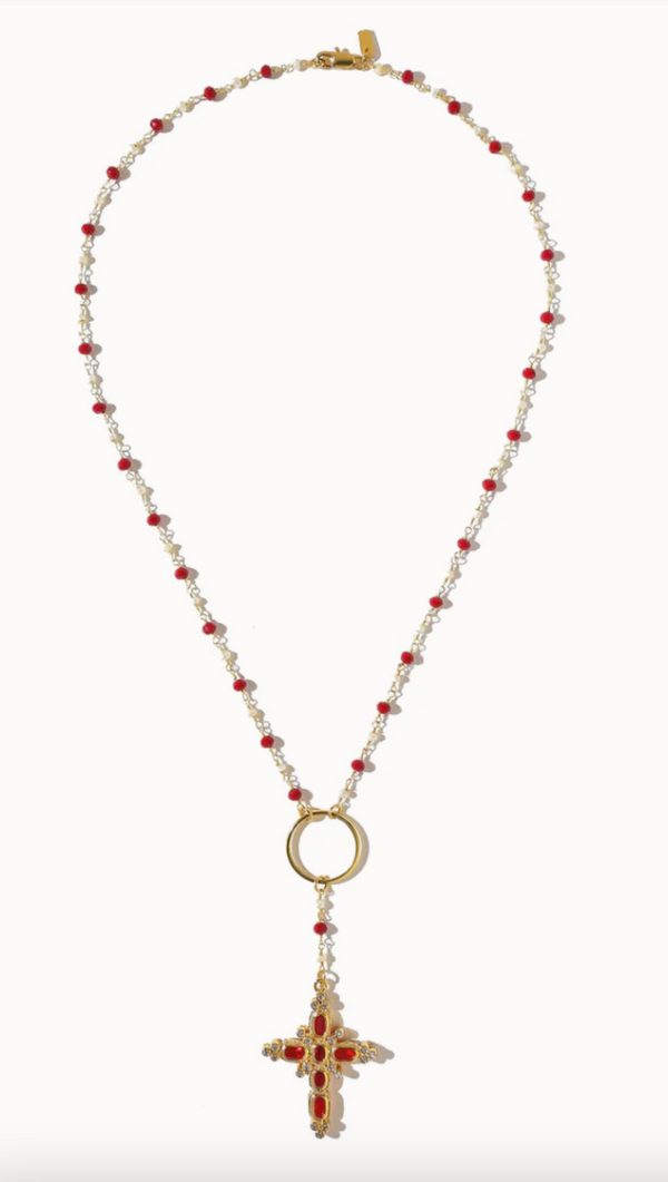 The Aaila Ruby Rosary - Ruby