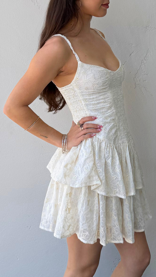 Kasey Mini Dress - Ivory