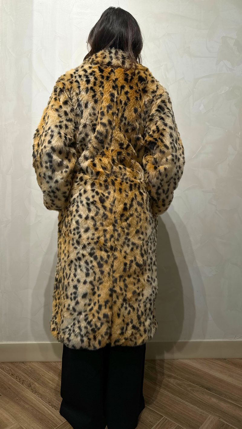 Lennox Leopard Fur Coat