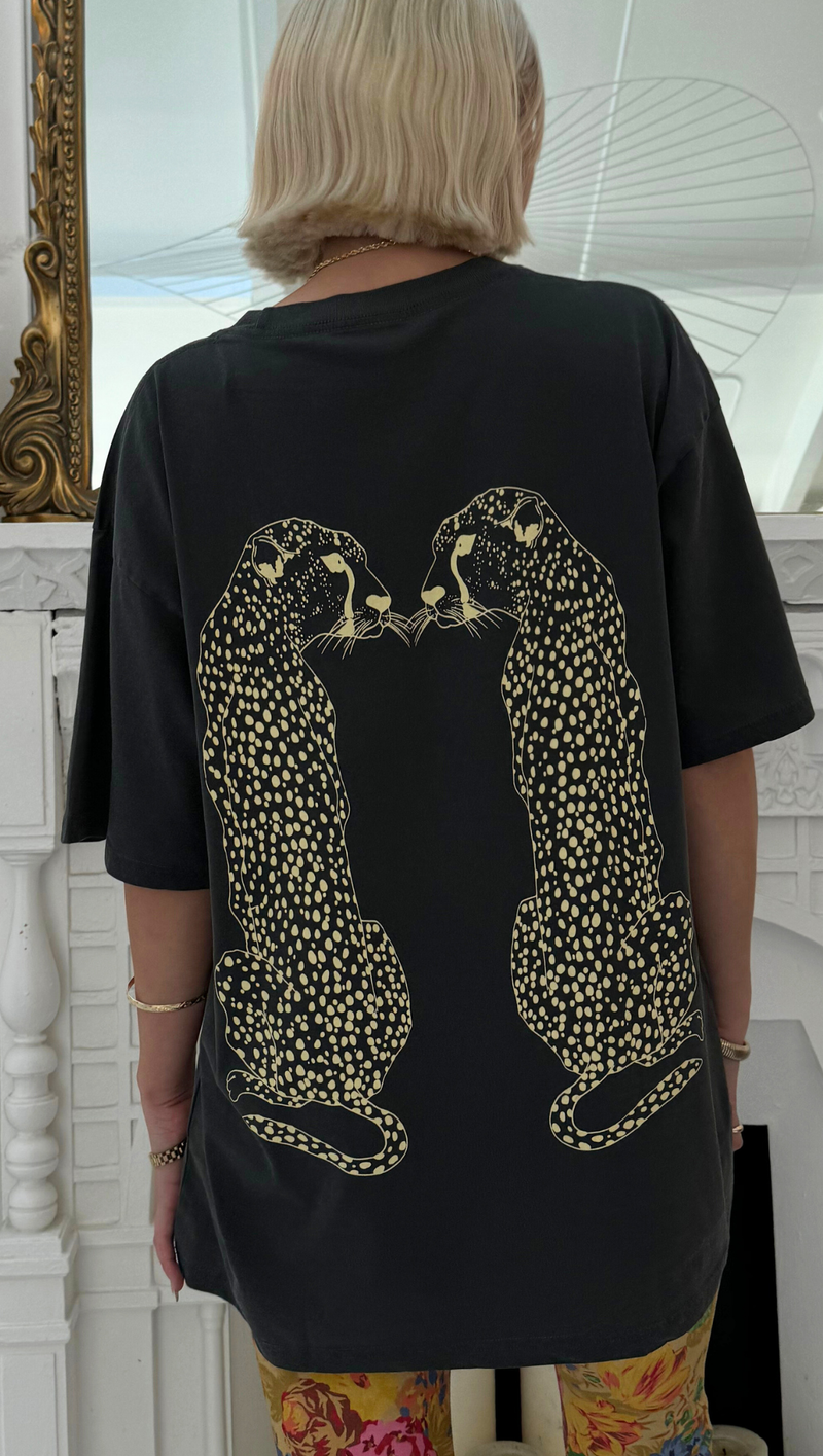 NR Vintage Fit Tee - Cheetah