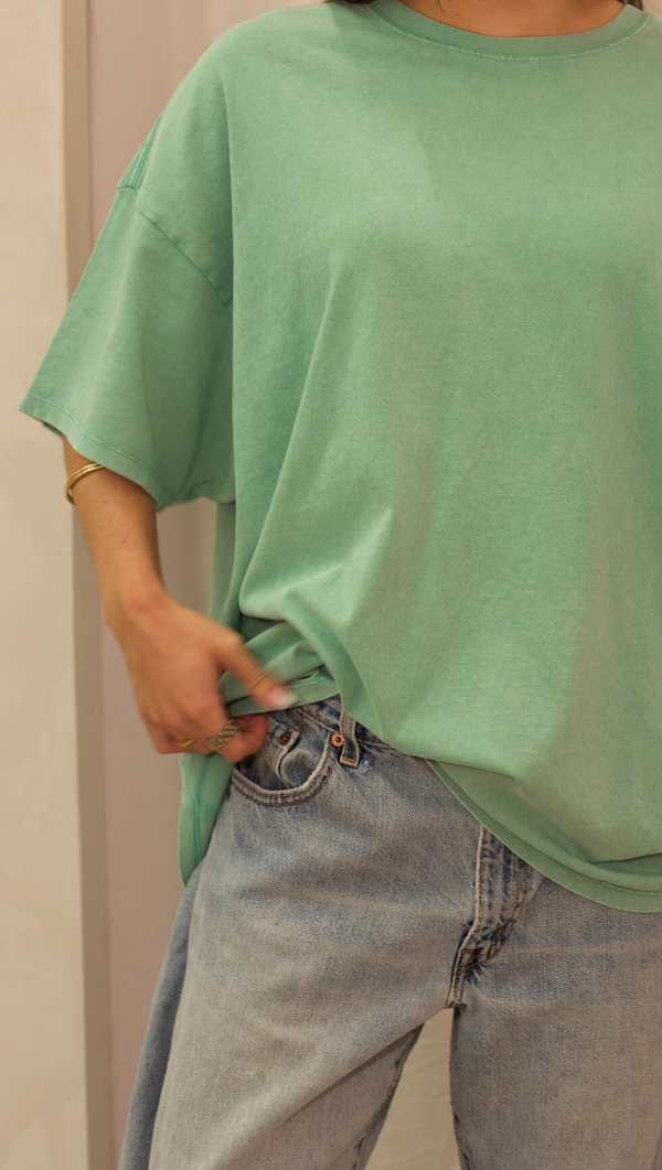 Oversized Tee - Emerald