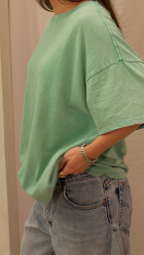 Oversized Tee - Emerald