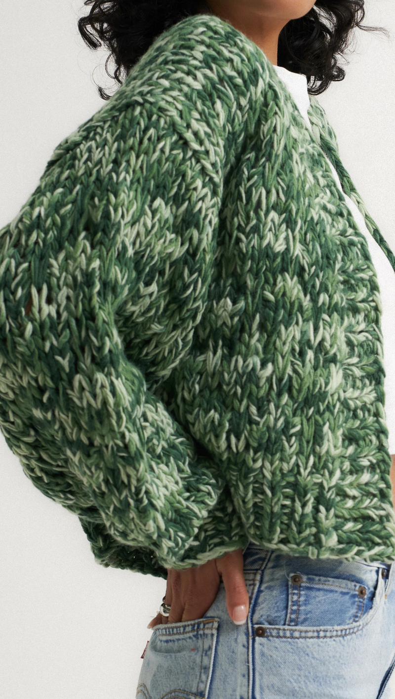 Gigi Cardigan - Green Multi
