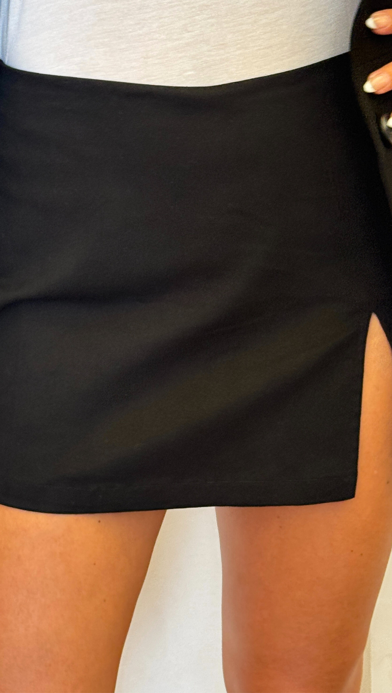 Christina Mini Skirt - Black