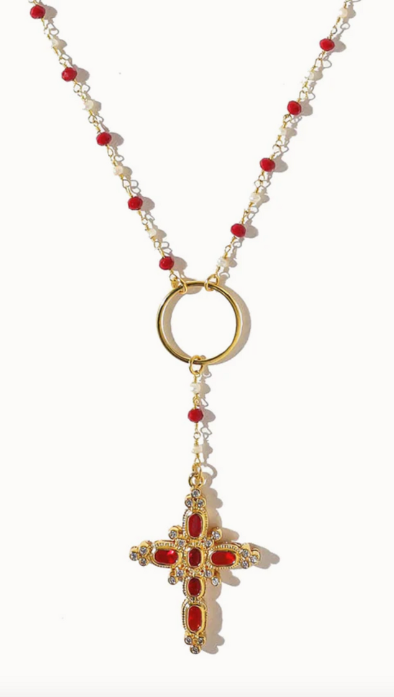 The Aaila Ruby Rosary - Ruby