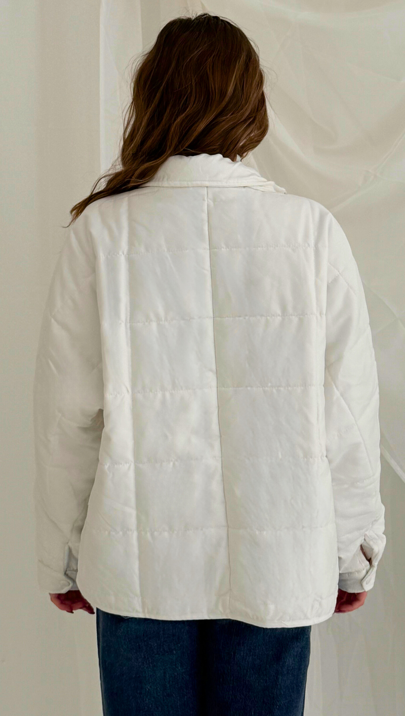 Eden Quilted Jacket - White