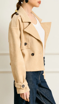 Icon Trench Jacket - Beige