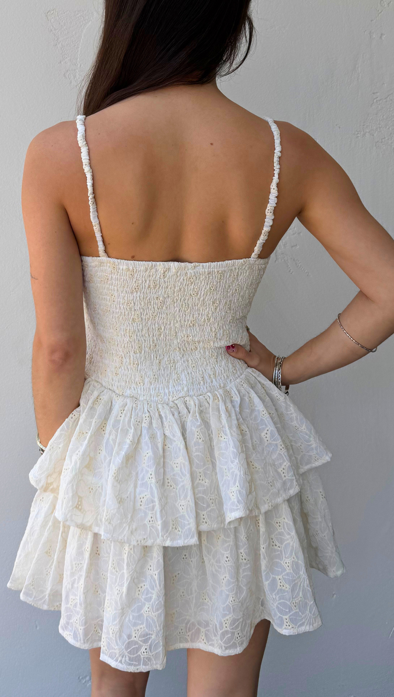 Kasey Mini Dress - Ivory
