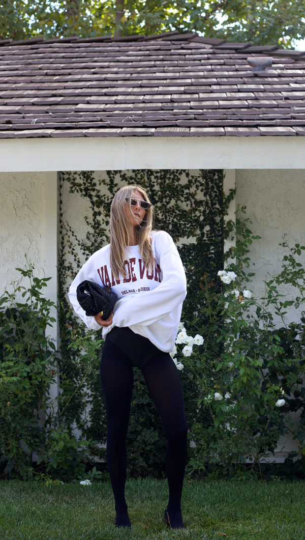 Del Mar Collegiate - White/Oxblood