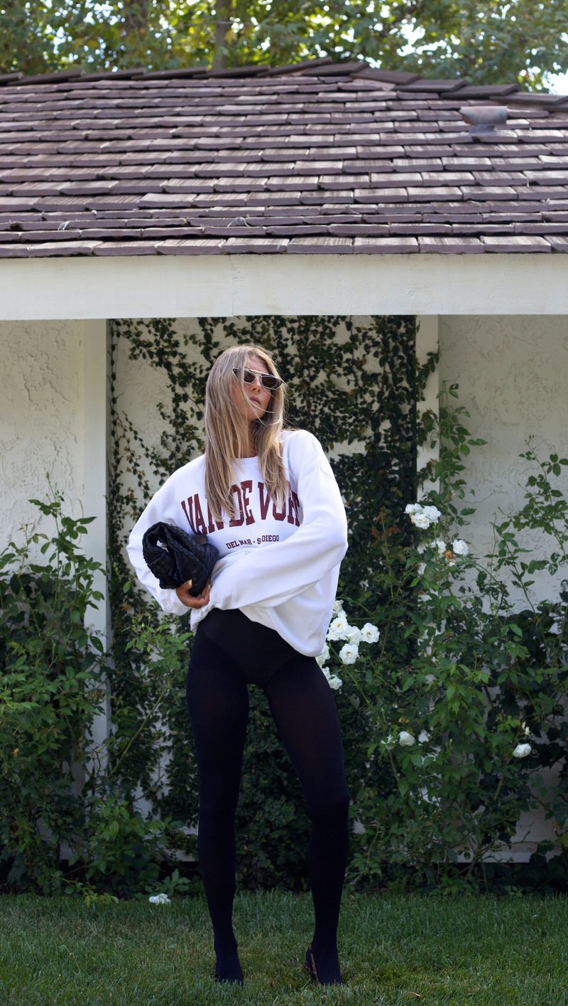 Del Mar Collegiate - White/Oxblood