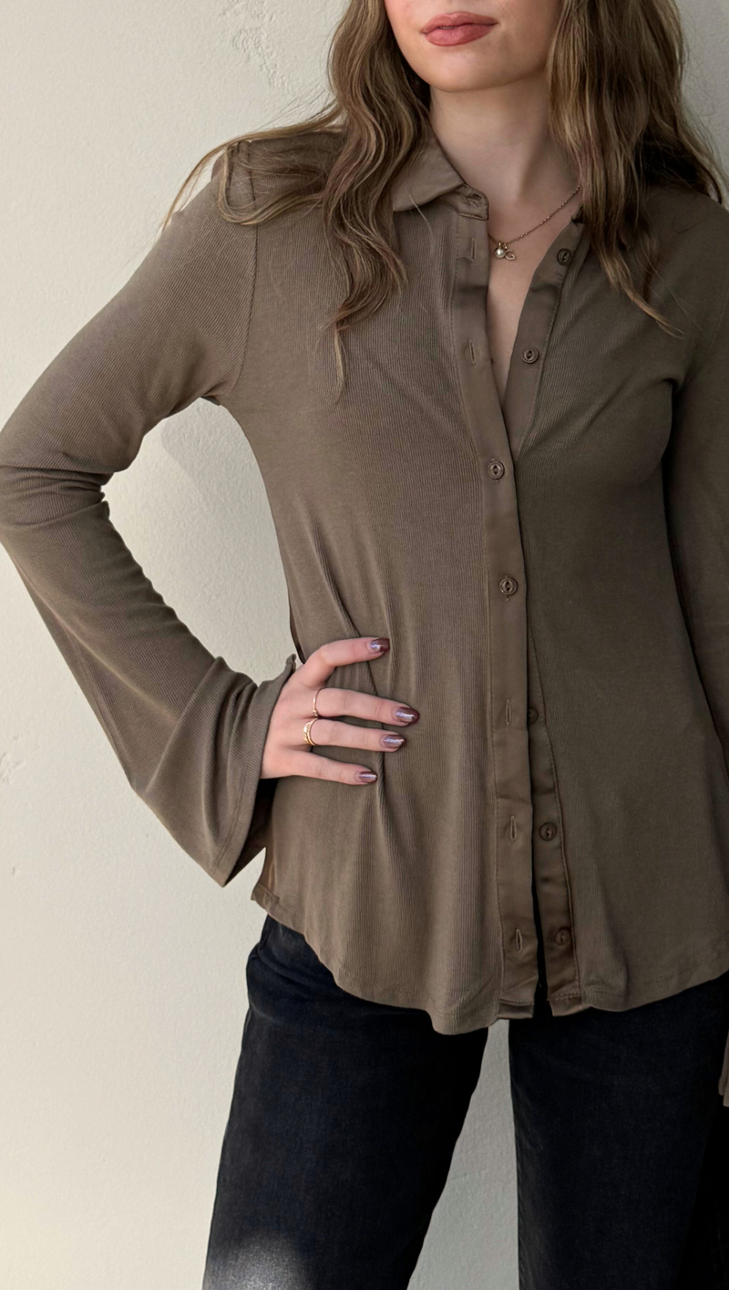 Francesca Blouse - Khaki